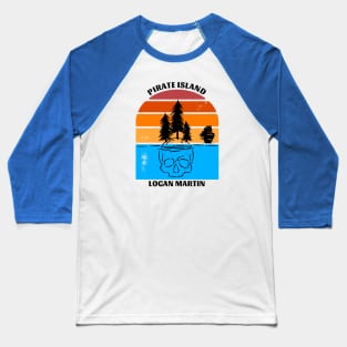 Pirate Island • Logan Martin Baseball T-Shirt